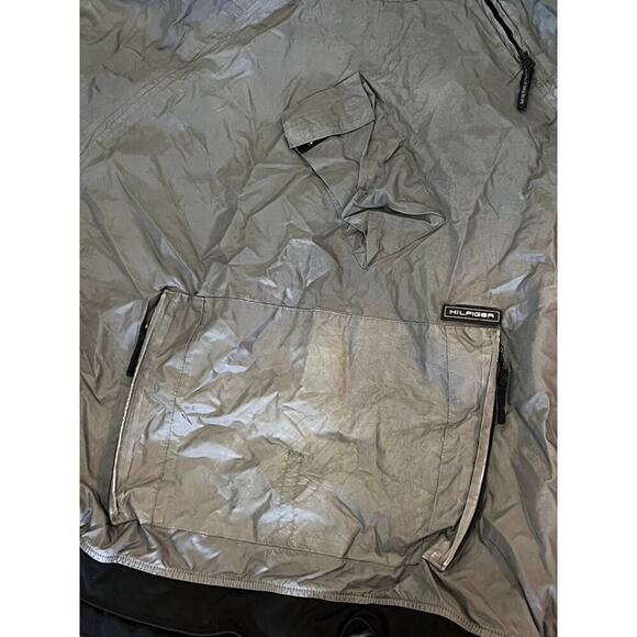 Tommy Hilfiger Mens gray Jacket size Large Polyester and Nylon windbreaker - Picture 4 of 16